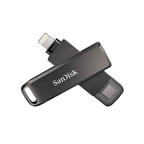 SanDisk 64GB iXpand Flash Drive Luxe for iPhone, Type-C Android Phone & Other Devices (SDIX70N-064G-GN6NN) at Cheap Price in India
