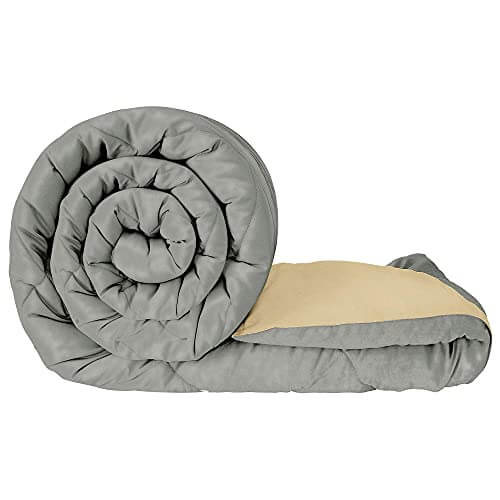 Story@Home Microfiber Ultra Soft Reversible Comforter – Single, Dark Beige and Grey at Cheap Price in India