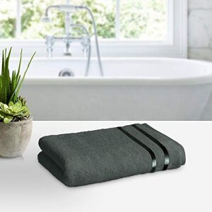 Story@Home 450 GSM Ultra Soft, Super Absorbent, Antibacterial Treatment, Bath Towel , 60 cms X 120 cms (Grey) - Pack of 1 at Sale Price in India