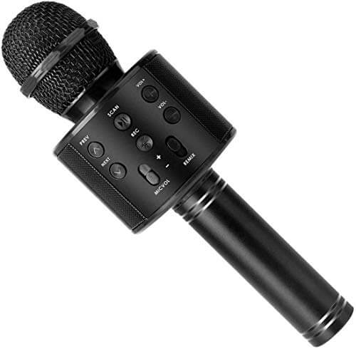 Stybits Wireless Bluetooth Microphone|For Karaoke With Inbuilt Speaker with Audio recording or All IOS/Android Smartphone(Black Color) at Discount Price in India