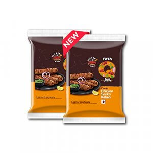 TATA Q Heat & Eat | Classic Chicken Seekh Kebab, 2 x 180 g at Cheap Price in India