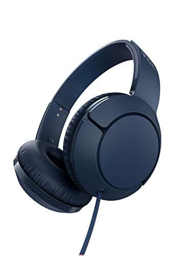 TCL Mtro200 Wired On Ear Headphone with Mic (Slate Blue) at Cheap Price in India