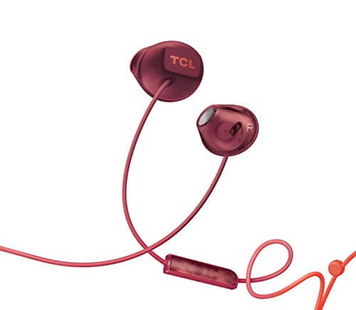 TCL Socl200 Wired in Ear Earbuds with Mic (Sunset Orange) at Discount Price in India
