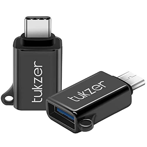 Tukzer USB C to USB Adapter, Thunderbolt 3/Type-C to USB 3.0 Adapter for Laptops, OTG Adapter for Android Phone (TZ-D2) at Discount Price in India