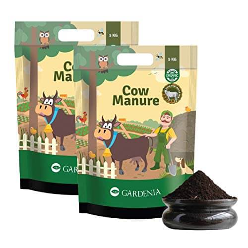 Ugaoo Cow Dung Manure Fertilizers for Plants & Home Gardening – 10 Kg at Cheap Price in India