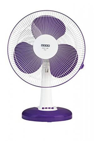 Usha Mist Air ICY 400MM 55- Watt Table Fan (Purple) at Discount Price in India