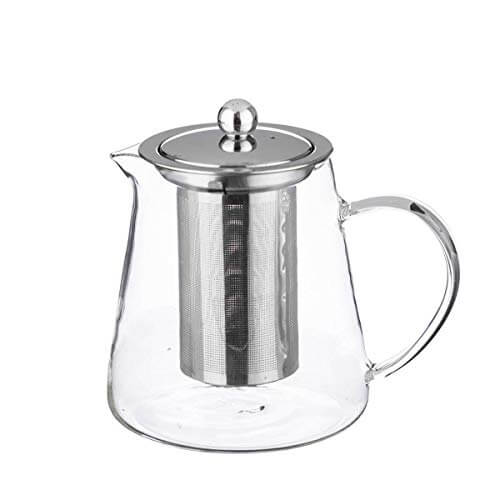 WONDERCHEF Modern Borosilicate Glass Tea Pot/Kettles with Removable Infuser 850ML at Sale Price in India