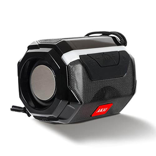 Akai Blitz BZ05 Portable Wireless Bluetooth Speaker with 5W Premium Sound,Robust Bass,Splash Resistance,Inbuilt FM,Led Equalizer,Upto 8 hrs Playtime, TWS,Black at Discount Price in India