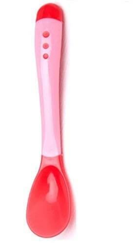 Fisher-Price Silicone Tip Heat Sensitive Soft Spoon, Pink at Sale Price in India