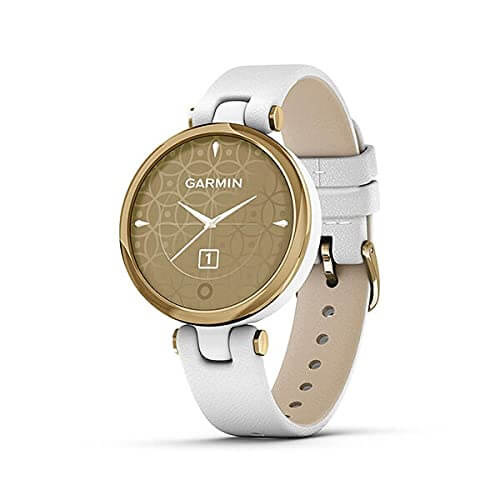 Garmin Lily White with Light Gold ,Leather Band Smartwatch (010-02384-F3) at Cheap Price in India