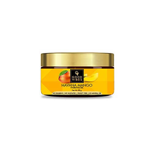 Good Vibes Havana Mango Gel – 50 g – Hydrating and Brightening Formula Prevents Blackheads – Ideal for Dull and Frizzy Hair – Paraben and Cruelty Free at Cheap Price in India