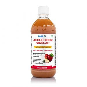 HealthVit Apple Cider Vinegar with Mother Vinegar Unfiltered - 500 ml at Discount Price in India