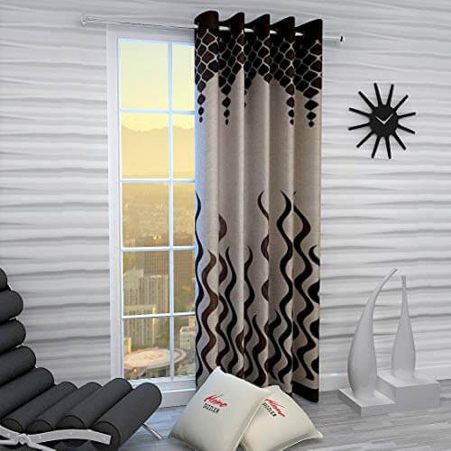 Home Sizzler 1 Piece Door Curtain – 7 Feet at Cheap Price in India