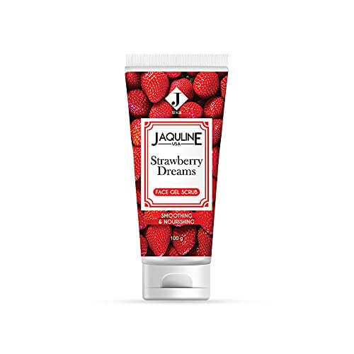 Jaquline USA Strawberry Dreams Face Gel Scrub 100g at Sale Price in India