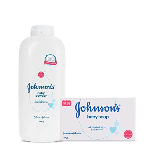 Johnson’s Baby Powder 400g with Free Soap 100g at Cheap Price in India