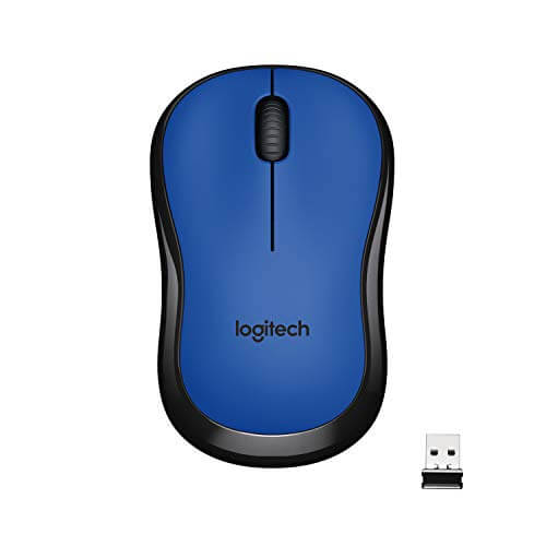 Logitech M221 Wireless Mouse, Silent Buttons, 2.4 GHz with USB Mini Receiver, 1000 DPI Optical Tracking, 18-Month Battery Life, Ambidextrous PC/Mac/Laptop – Blue at Cheap Price in India