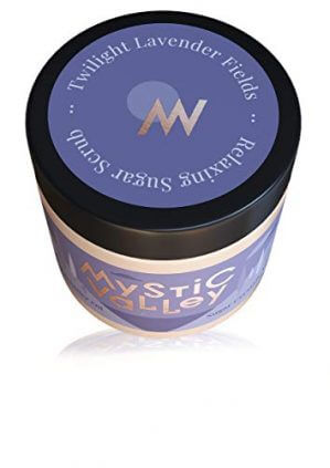 Mystic Valley Relaxing French Lavender Oil Sugar Scrub For Body 180Gm (5 ML) at Discount Price in India