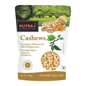 Nutraj Special Cashew Nuts W320 500g,Raw at Discount Price in India