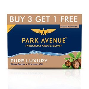 Park Avenue Premium Men’s Soap, Shea Butter+ Coconut Oil, 125g (BUY 3 GET 1) at Cheap Price in India