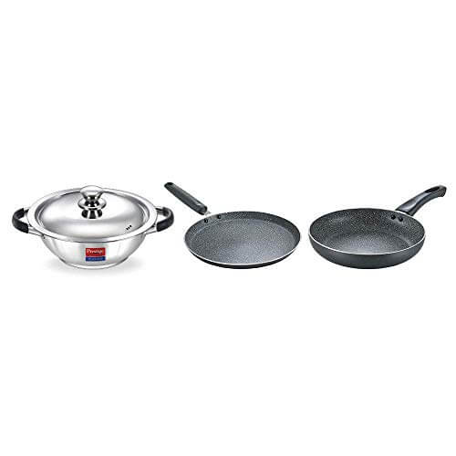 Prestige Classic Multi BYK 3 Piece Set, Stainless Steel, Multicolour at Cheap Price in India