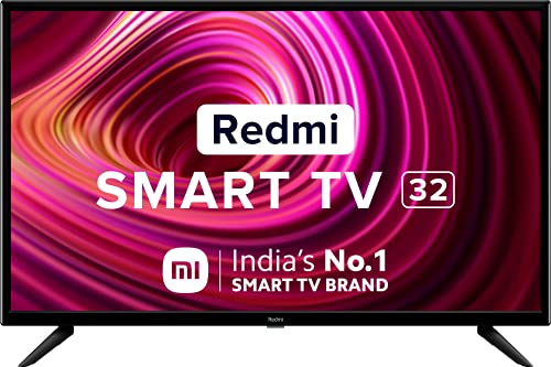Redmi 80 cm (32 inches) HD Ready Smart LED TV | L32M6-RA (Black) (2021 Model) | With Android 11 at Discount Price in India