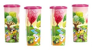 Signoraware Ice Candy Plastic Tumbler, 500ml, Set of 4, Pink at Cheap Price in India