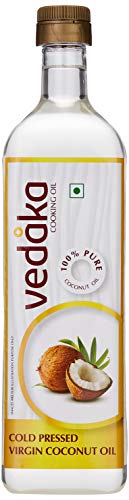 Vedaka Cold Pressed Virgin Coconut Oil Bottle, 1L at Discount Price in India