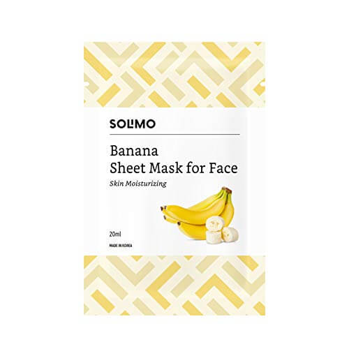 Amazon Brand – Solimo Face Sheet Mask, Banana at Sale Price in India