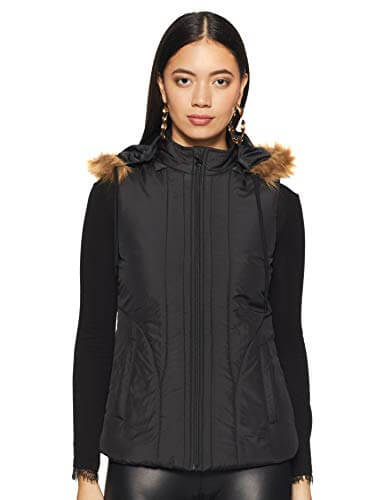 Amazon Brand – Symbol Women’s Jacket (SYMAW20JK004_Black_Medium M) at Discount Price in India