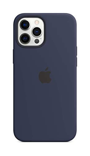 Apple Silicone Case with MagSafe (for iPhone 12 Pro Max) – Deep Navy at Cheap Price in India