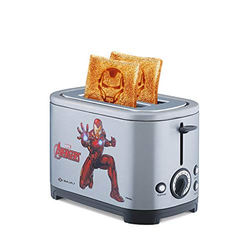Bajaj Avengers 650W Pop-Up Toaster with Plate (Silver) at Discount Price in India
