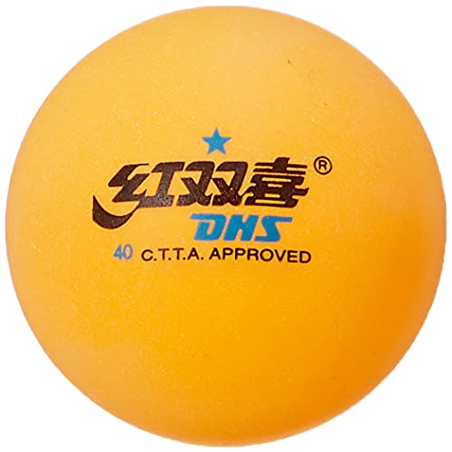 DHS TT BALL DHS 40MM 1 STAR ORANGE (70 Pcs Box) at Cheap Price in India