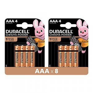 Duracell Alkaline AAA Battery Chhota Power, 8 Pcs at Discount Price in India