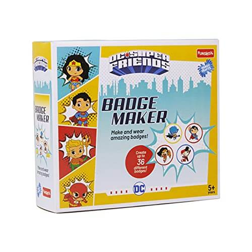 Handycrafts – Badge Maker, Make and wear Upto 36 Badges, DC superfriends Characters , Pencil Colouring Fun , 5 Years + at Discount Price in India