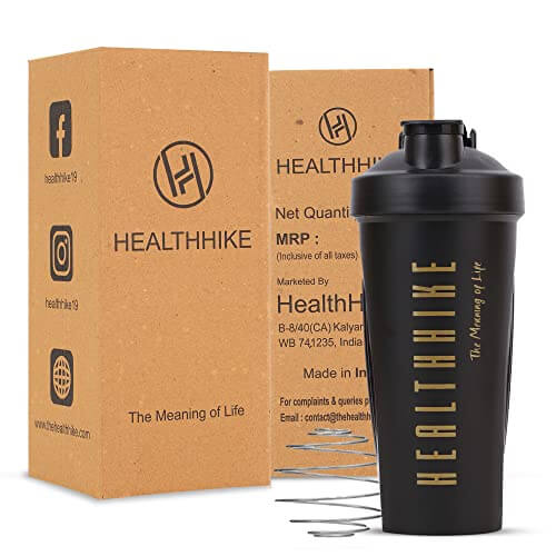 HealthHike Basic Shaker 650 ml Gym Water Bottle at Cheap Price in India