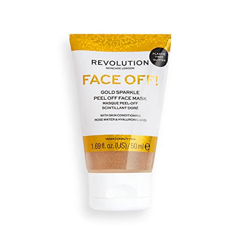 Revolution Skincare Gold Glitter Face Off Mask,50ml (Face Mask) at Sale Price in India