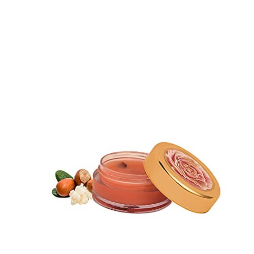 Khadi Essentials Wild Rose Lip Butter with Rose Petals, Cocoa Butter and Turmeric Oil, For Dry Chapped Lips and Lip Lightening, 5gms SLS Paraben Free Lip Balm at Sale Price in India