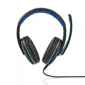 Amigo Nedis Wired Over-Ear Gaming Headset | with Impressive Surround Sound |with 3.5 MM Connector | |High Bass (Black/Blue) at Cheap Price in India