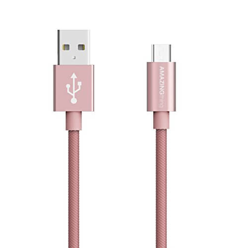 AMAZINGthing Micro SupremeLink 18cm Data Cable (Rose Gold) at Cheap Price in India