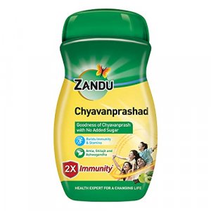 ZANDU CHYAVANAPRASHAD Zandu Chavanprashad with Amla, Ashwagandha & Shilajit, Sugarfree Revitalizer, Ayurvedic Immunity Booster, Builds Energy & Stamina, No Added Sugar, 450g at Cheap Price in India
