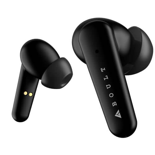 Boult Audio Airbass Fx1 Bluetooth Truly Wireless in Ear Earbuds with Mic with 32H Total Playtime, Type-C Fast Charging, Touch Controls, Ipx5 Sweatproof and Voice Assistant (Black)