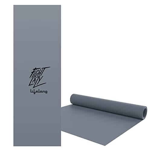 Lifelong LLYM92 Yoga mat for Women & Men EVA Material 4mm Grey Anti Slip for Gym Workout