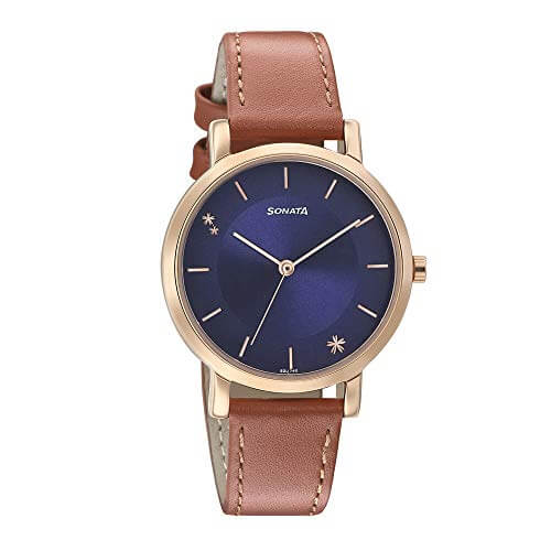 Sonata Play Analog Blue Dial Women's Watch-NN8164WL01