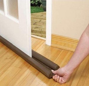 Door Bottom Sealing Strip Guard for Home | Door Stoppers | Door Seal | Door Closers | Sound-Proof Reduce Noise Energy Saving Weather Stripping | Waterproof - Brown, 39 inch