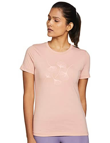 T-Shirt WMN SG RN WTESSA072 MLW Rose L
