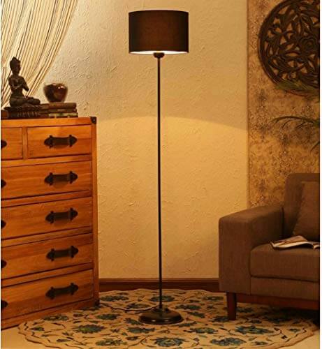 tu casa Metal-Iron Lamp with Holder (Black)