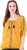 AANIA Casual 3/4th Sleeve Embroidered, Embellished Women’s Yellow Top