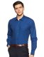 Amazon Brand – Symbol Men’s Solid Regular fit Formal Shirt (SYMFS-01_Fil100C_Navy 39) at Sale Price in India