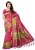Ishin Printed Bhagalpuri Art Silk Saree in Pink