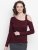 The Dry State Casual Full Sleeve Solid Women’s Maroon Top